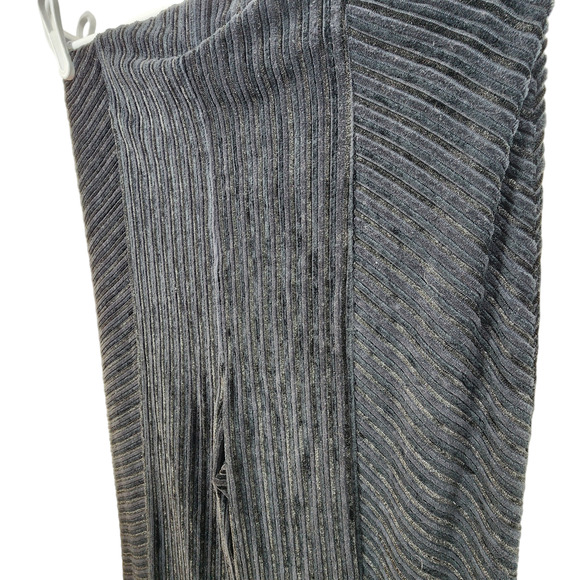 Free People Pants Womens Medium Flare 33" Inseam Pull On Velvet Ribbed Stretch - Picture 5 of 11